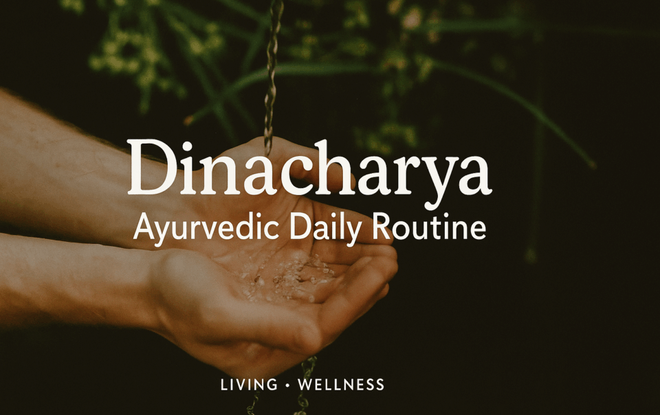 Dinacharya the Ayurvedic Daily Routine