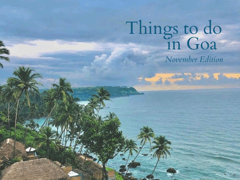 Things to do in Goa in November