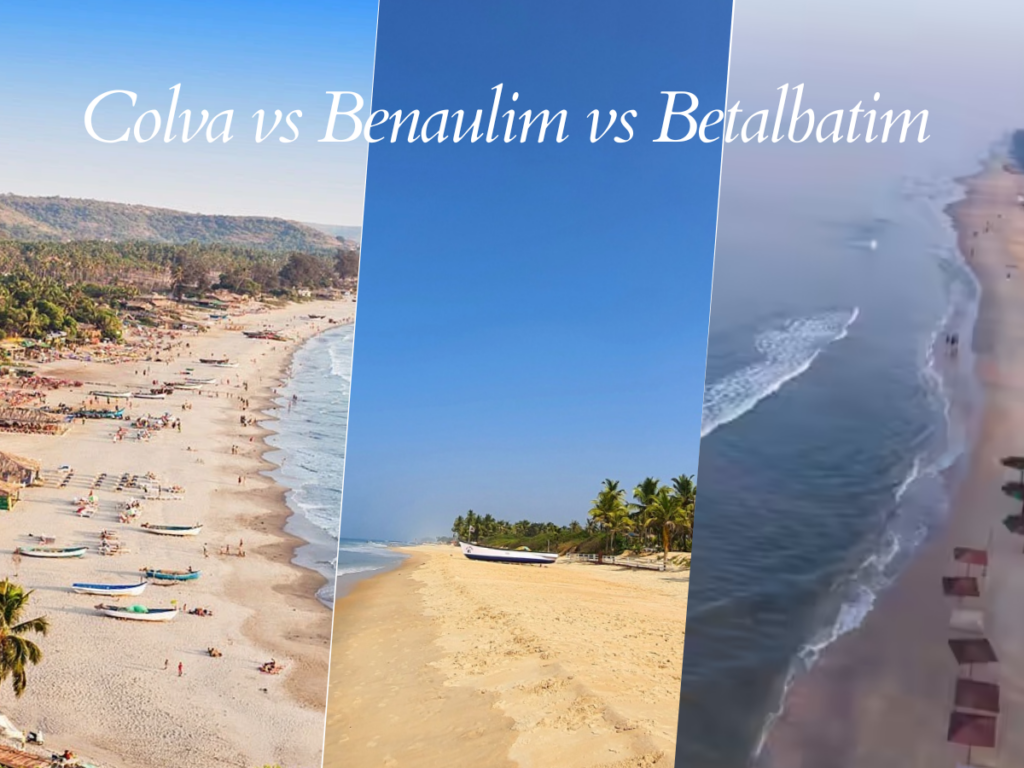 Difference between Colva vs Benaulim vs Betalbatim Beaches